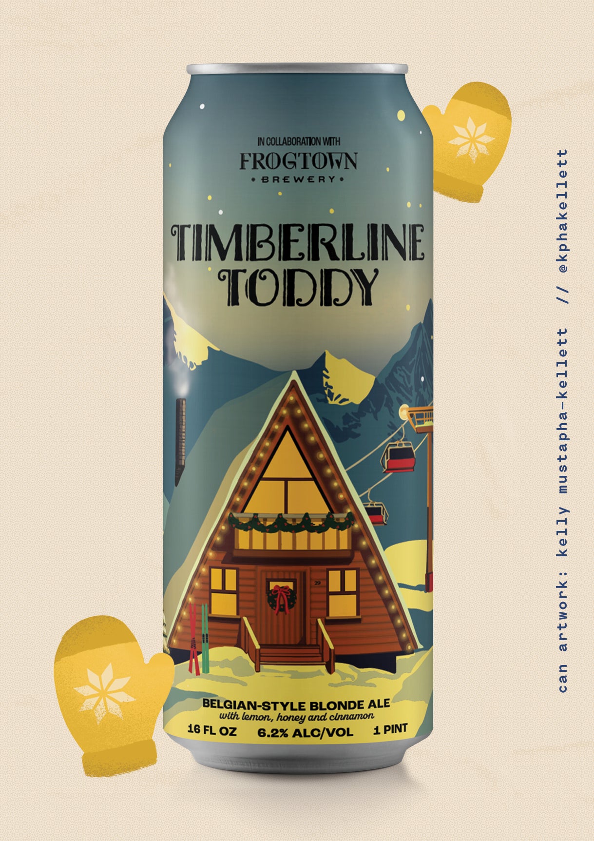 Timberline Toddy Belgian-style Blonde Ale by Frogtown Brewery