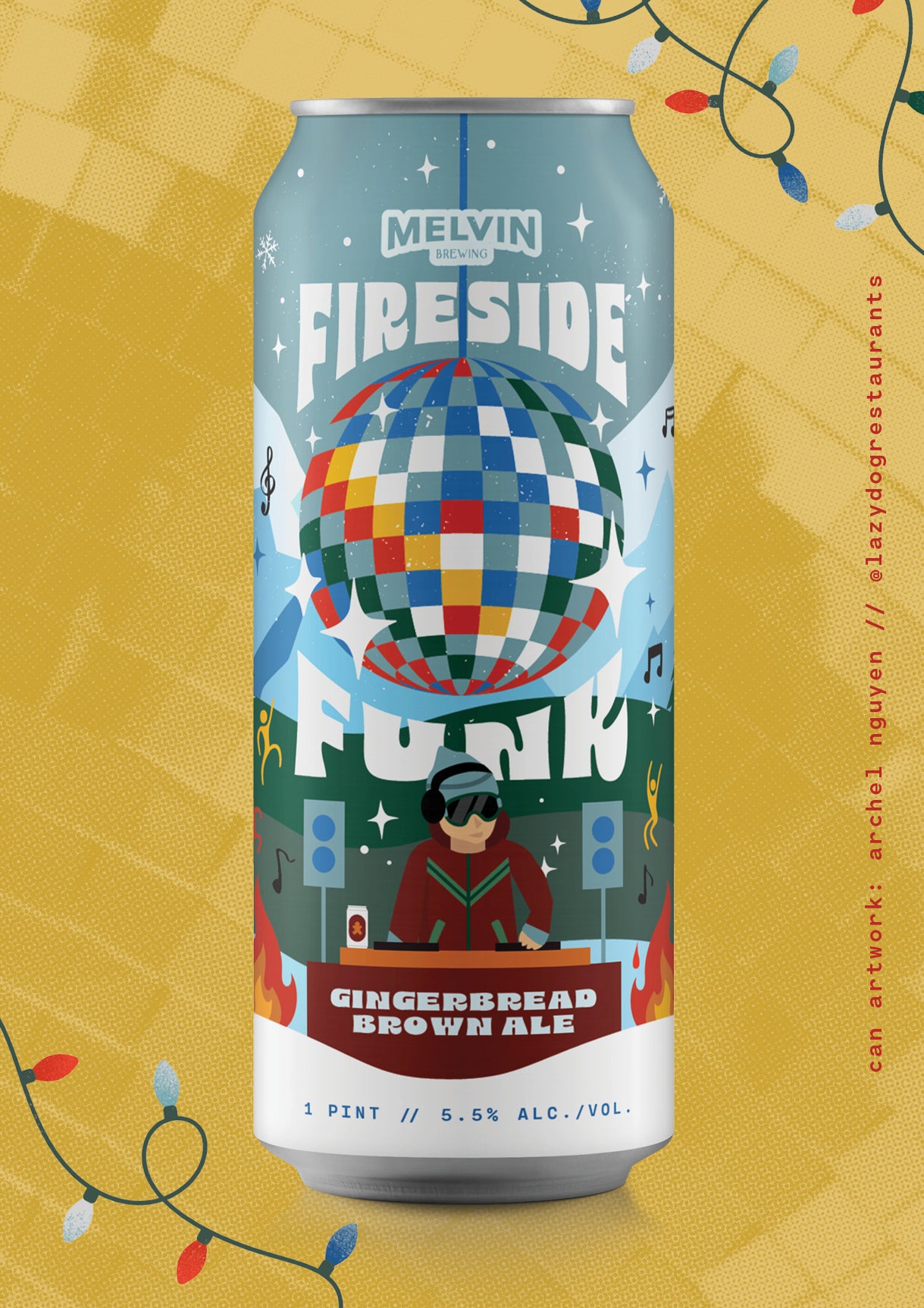Melvin Brewing, Fireside Funk Gingerbread Brown Ale