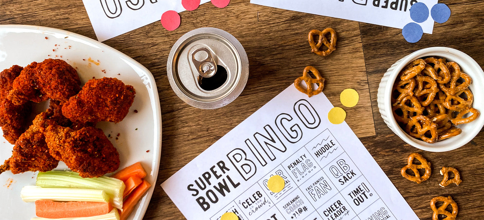 food on a table with beer