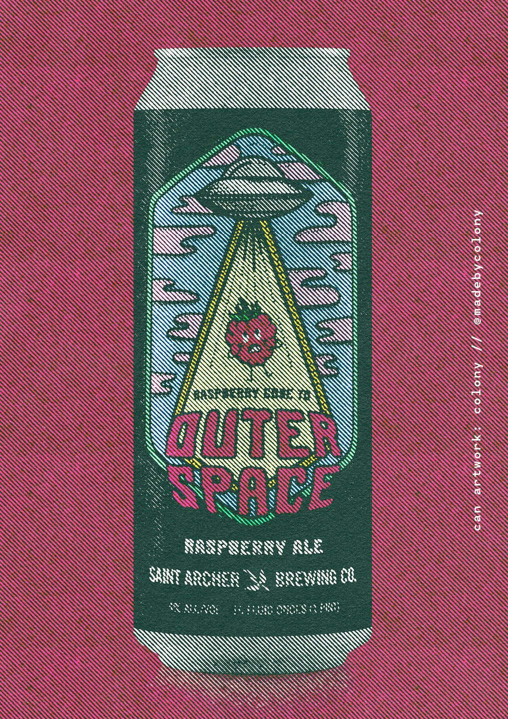 Raspberry Gose to Space by Saint Archer Brewing Company