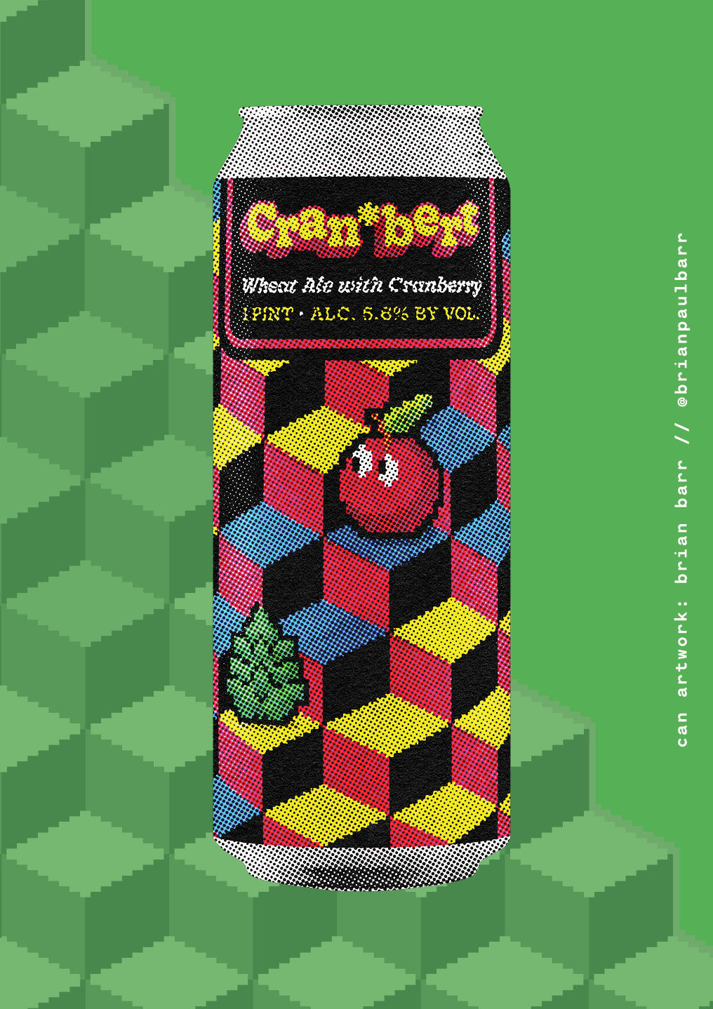 Cran*bert Wheat Ale by Red Leg Brewing Company