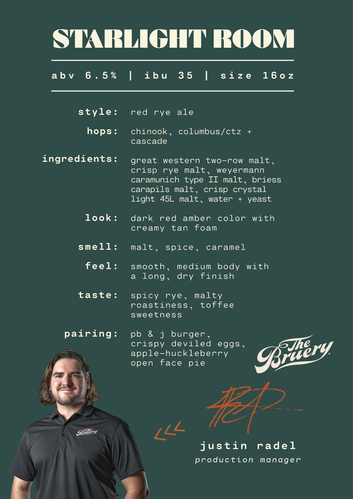 starlight room red rye ale