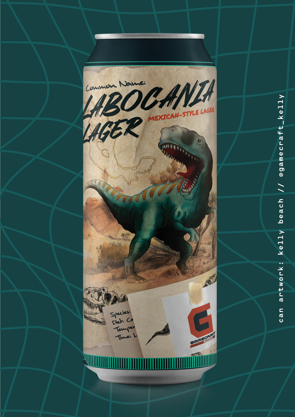 Labocania Lager by GameCraft Brewing from Laguna Hills, CA